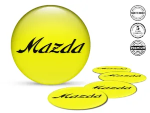 Mazda Decalcomania Cerchio Edizione Adesivi Silicone Custom